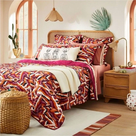 Opalhouse Oversized Oblong Embroidered Decorative Throw Pillow Natural/Black - Picture 2 of 4